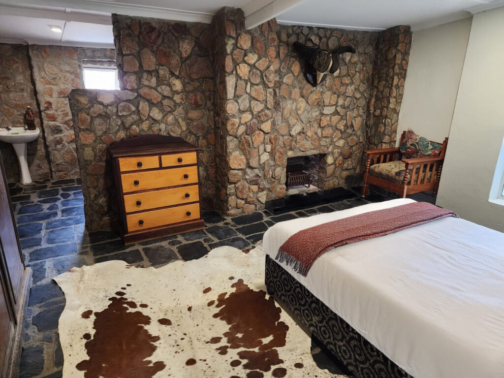 The buffalo room at Dusty Safaris