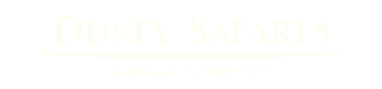Dusty Safaris Home Logo Cream